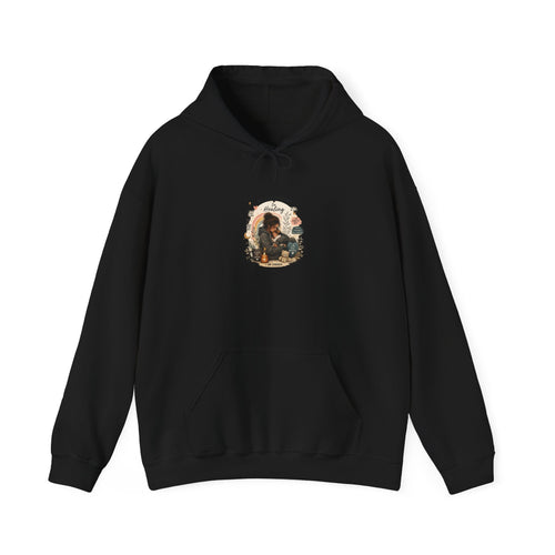 Being a Mom Is My Super Power Hoodie | Mom and Baby Floral Illustration